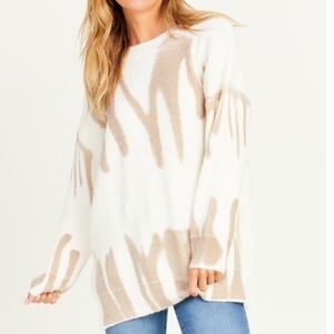 Altar’D State Spray Painted oversized Sweater
